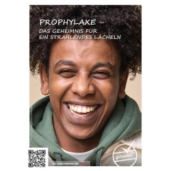 Postkarte Geheimnis für strahlendes Lächeln