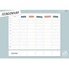Stundenplan mint/sand