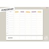 Stundenplan mint/sand