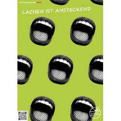 Poster Lachen ist ansteckend