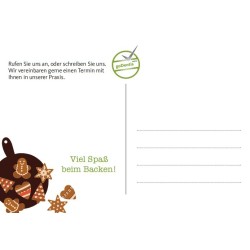 goDentis-Postkarte - Nussplätzchen