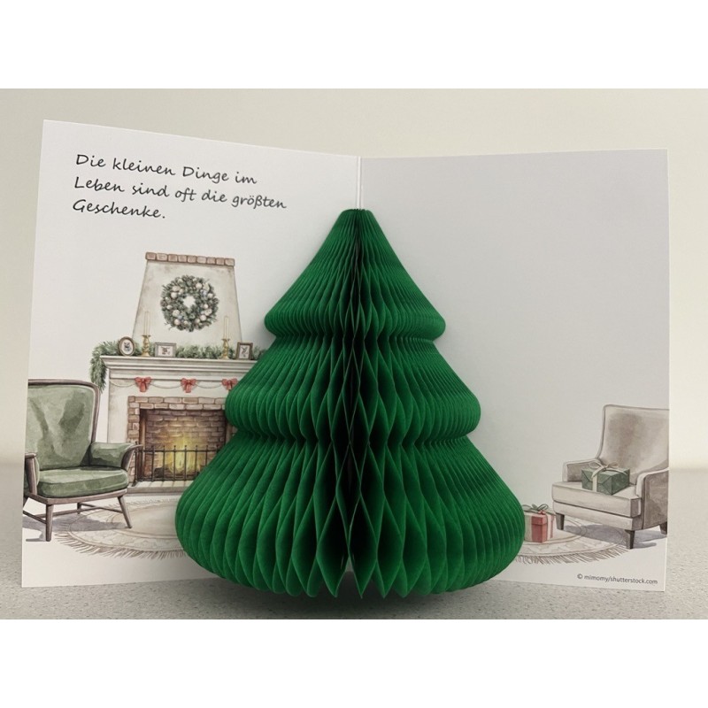 goDentis 3D Pop-Up Weihnachtskarte