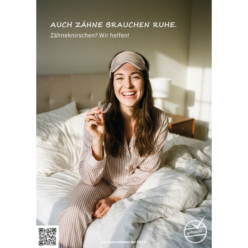 Poster Zähneknirschen? Wir helfen!