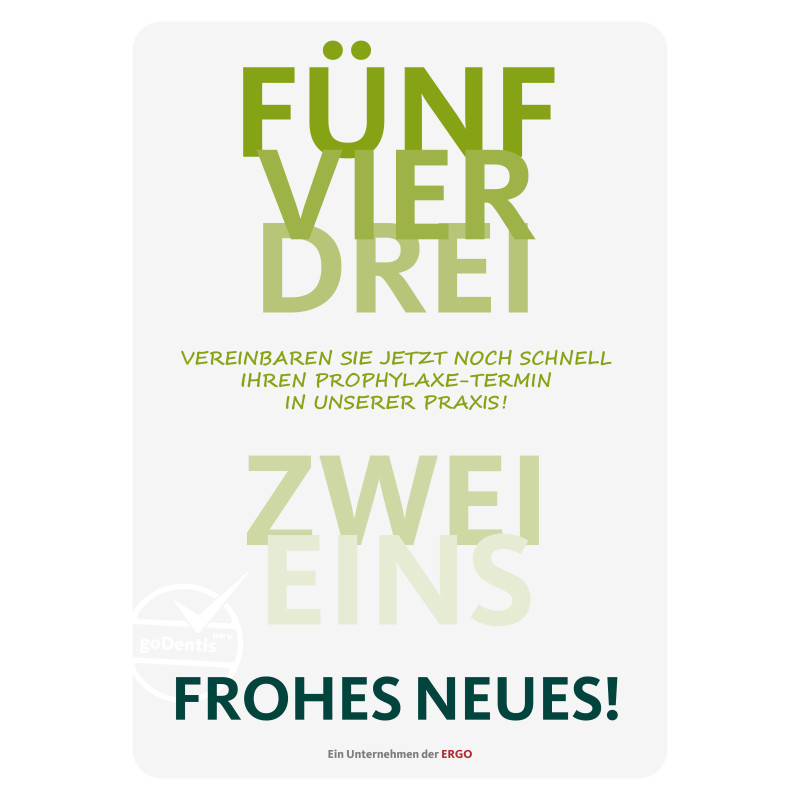 Postkarte Frohes Neues