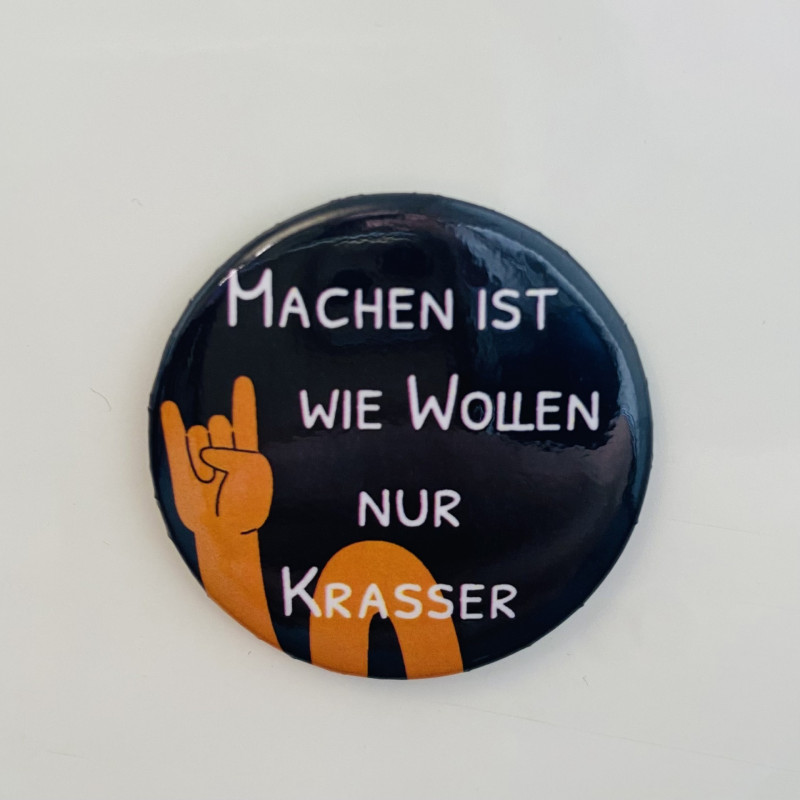 Magnet mit Spruch