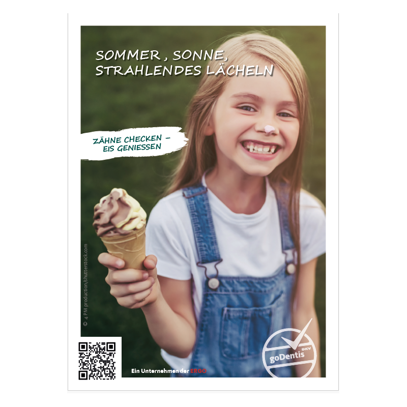Postkarte - Strahlendes Lächeln