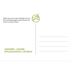 Postkarte - Strahlendes Lächeln
