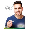 Poster Schiene "Gerade Zähne aber sicher!"