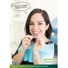 Poster Zahnarztstuhl "Gerade Zähne aber sicher!"