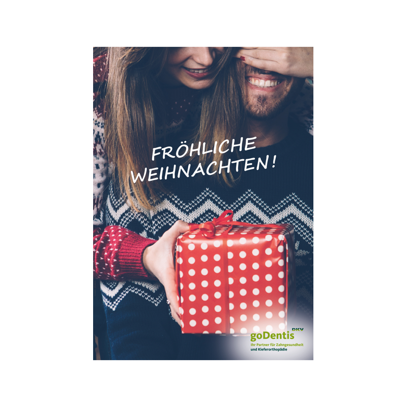 Poster Weihnachten Paar