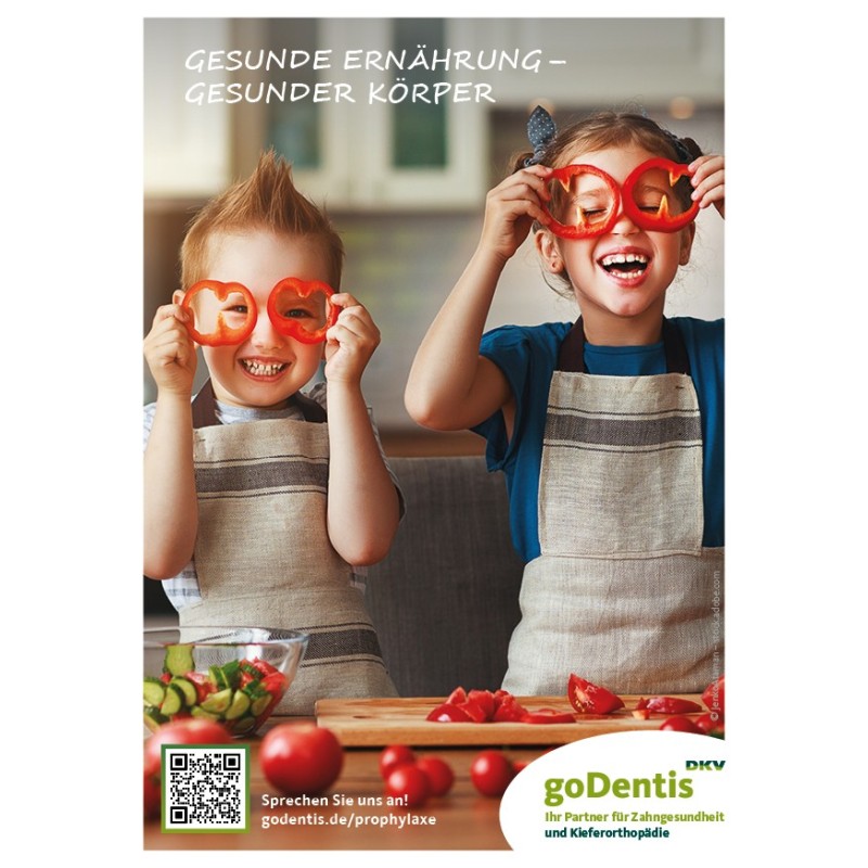 Gesunde Ernährung - Postkarte Kinder Gesunde Ernährung - Postkarte Kinder