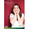 Gerade Zähne, aber sicher - KFO-Poster rot