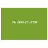 Postkarte - "DU FEHLST HIER"