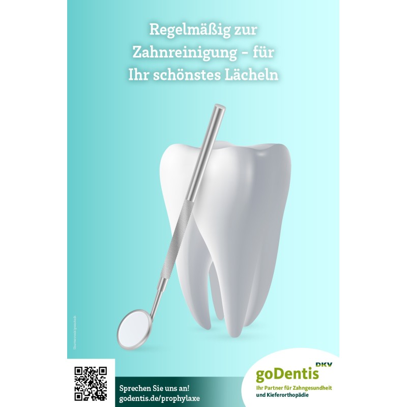 Poster - Zahnreinigung Poster - Zahnreinigung