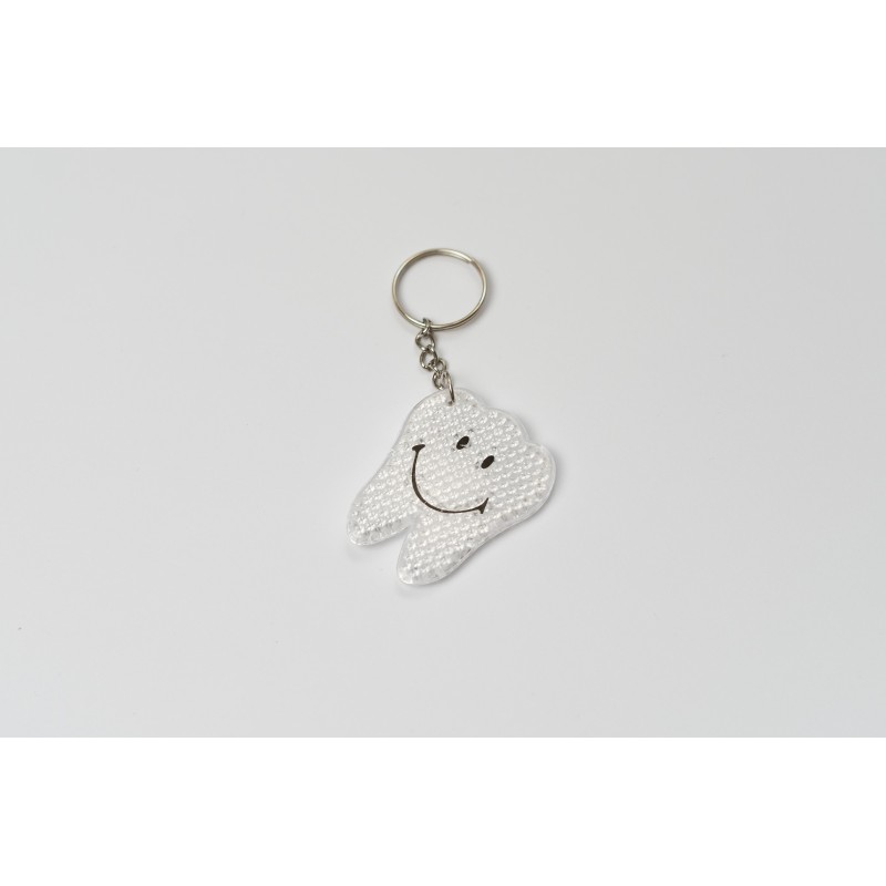 Schlüsselanhänger reflektierender Zahn